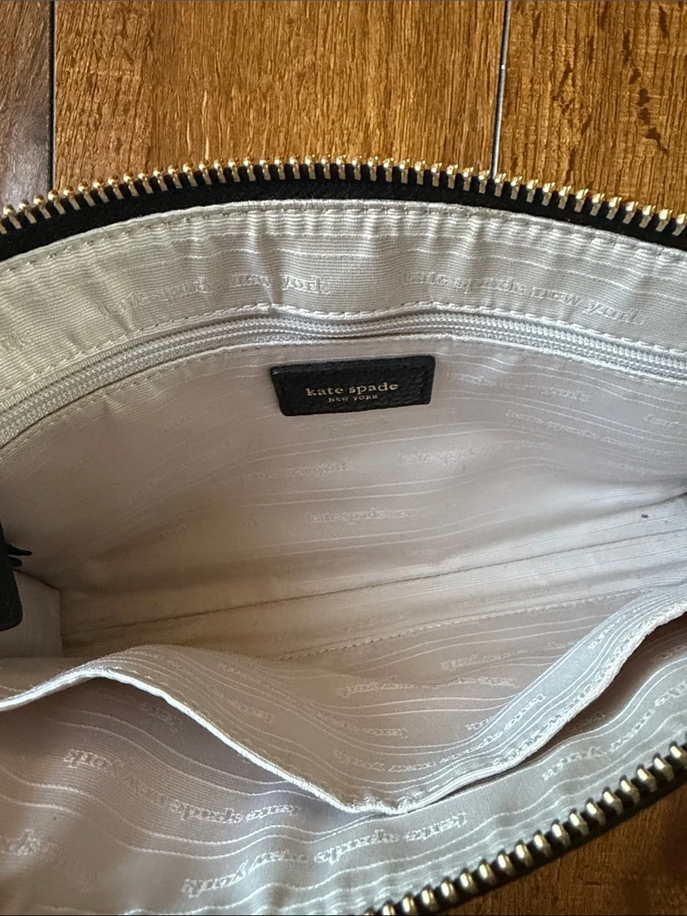 kate spade Black Leather Crossbody and Wallet Set
